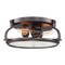 Designers Fountain 15.5in Eaton 3-Light Satin Copper Bronze Interior Ceiling Light Flush Mount 92123-SCB - alternate 1